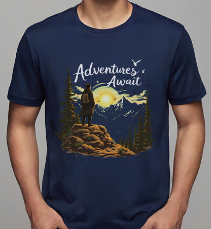 t-shirt - navy - nostalgia - wall art - aspirants