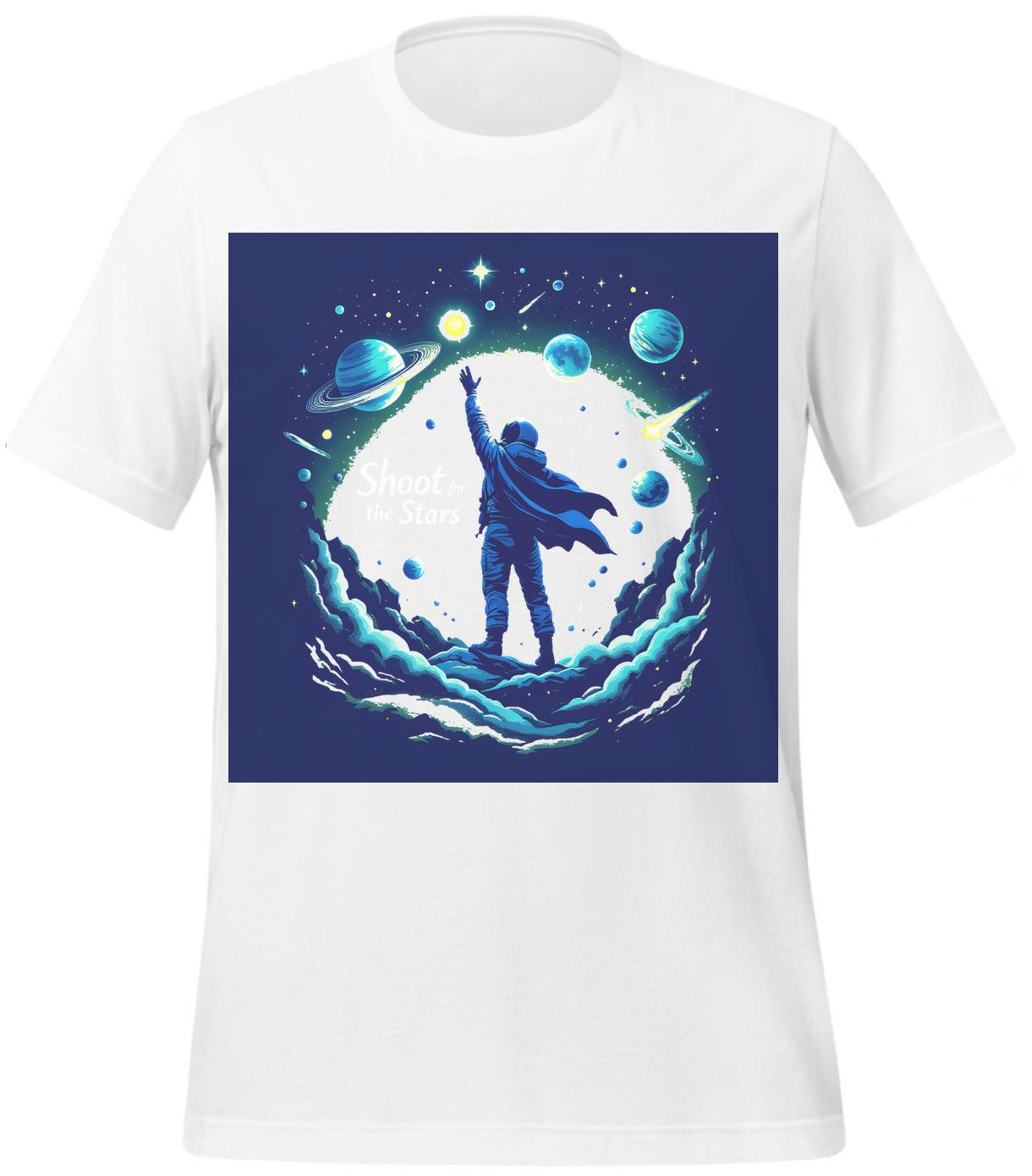 retro-futuristic art - motivation - youth - t-shirt - white