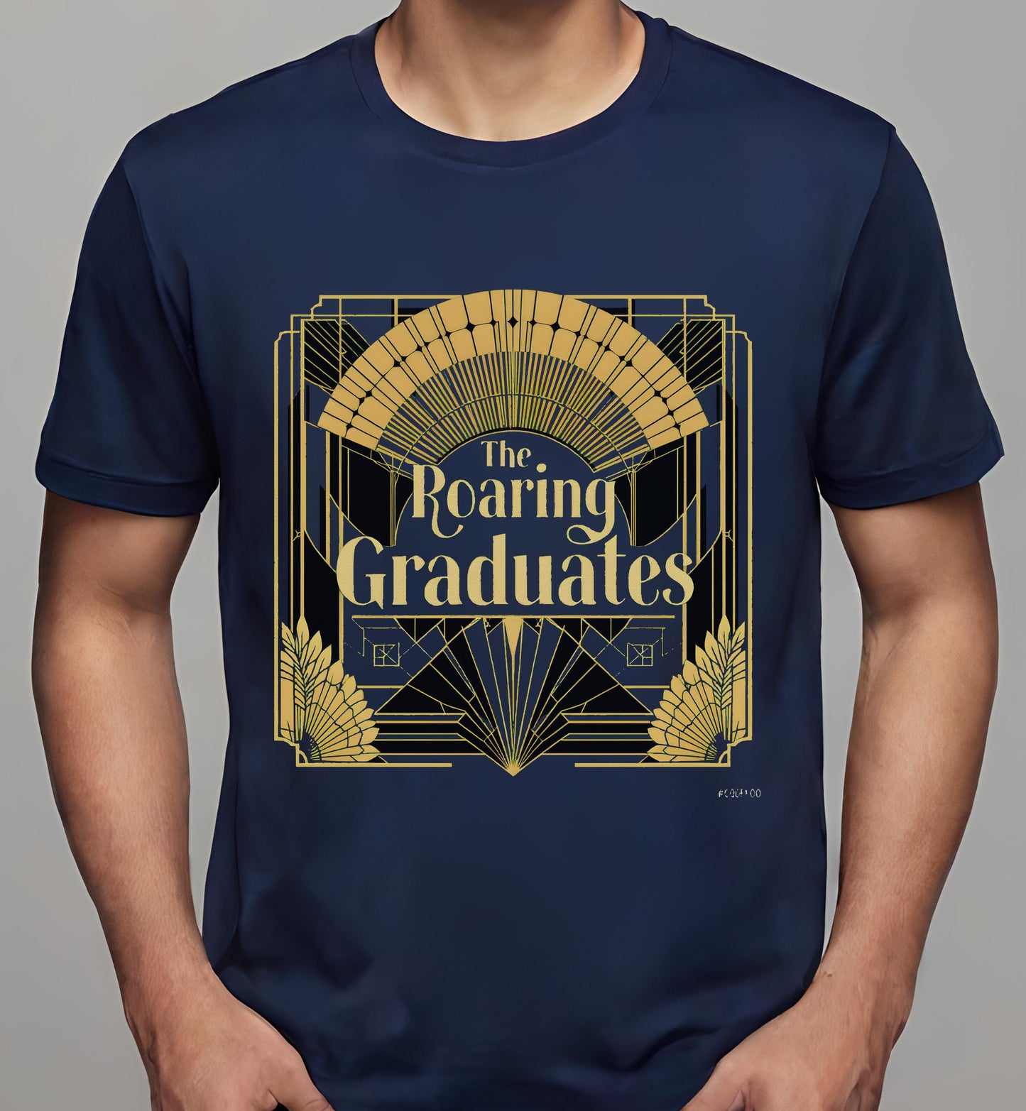 graduation-t-shirts - t-shirt - navy - unisex - opulent decor