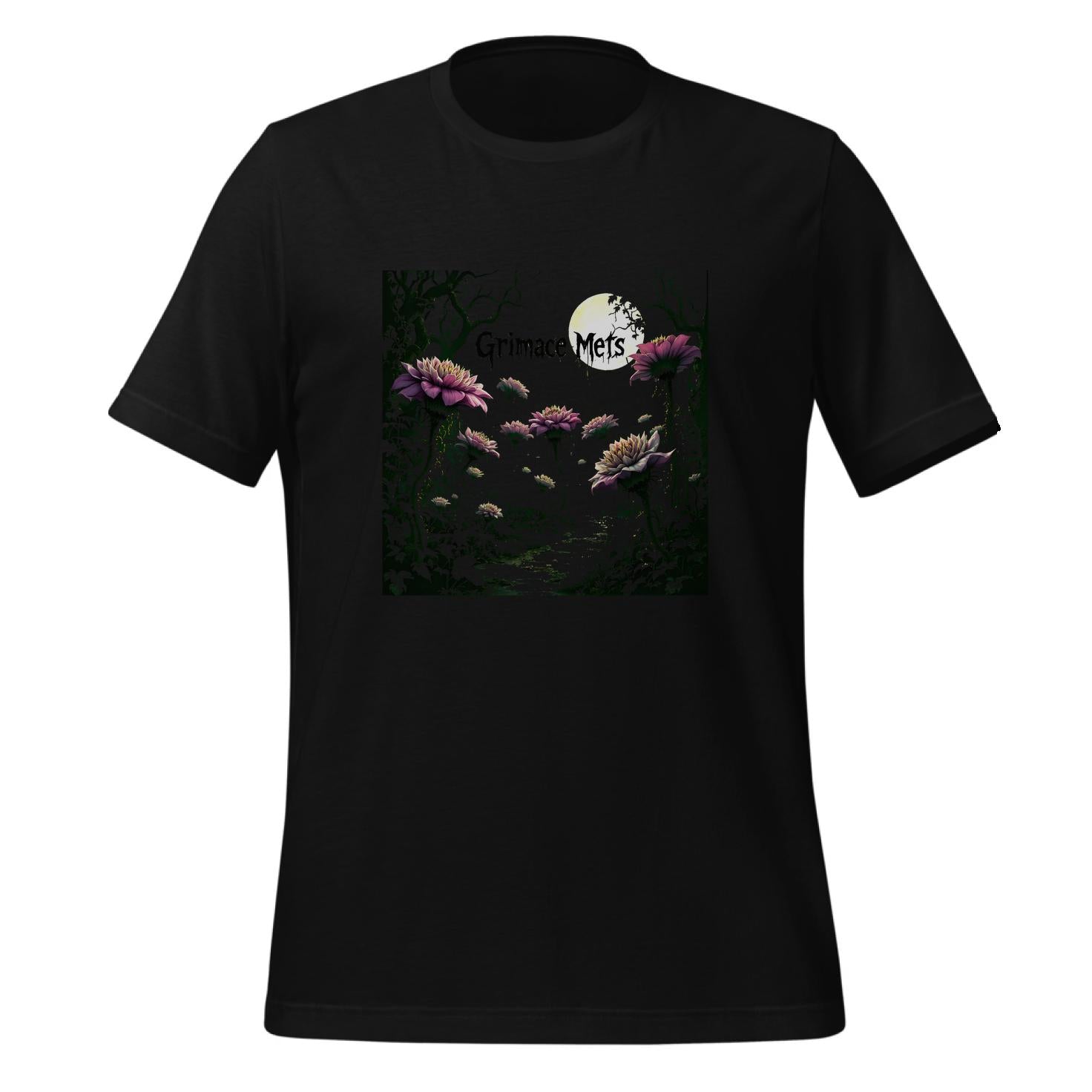 horror fans - floral horror t-shirt