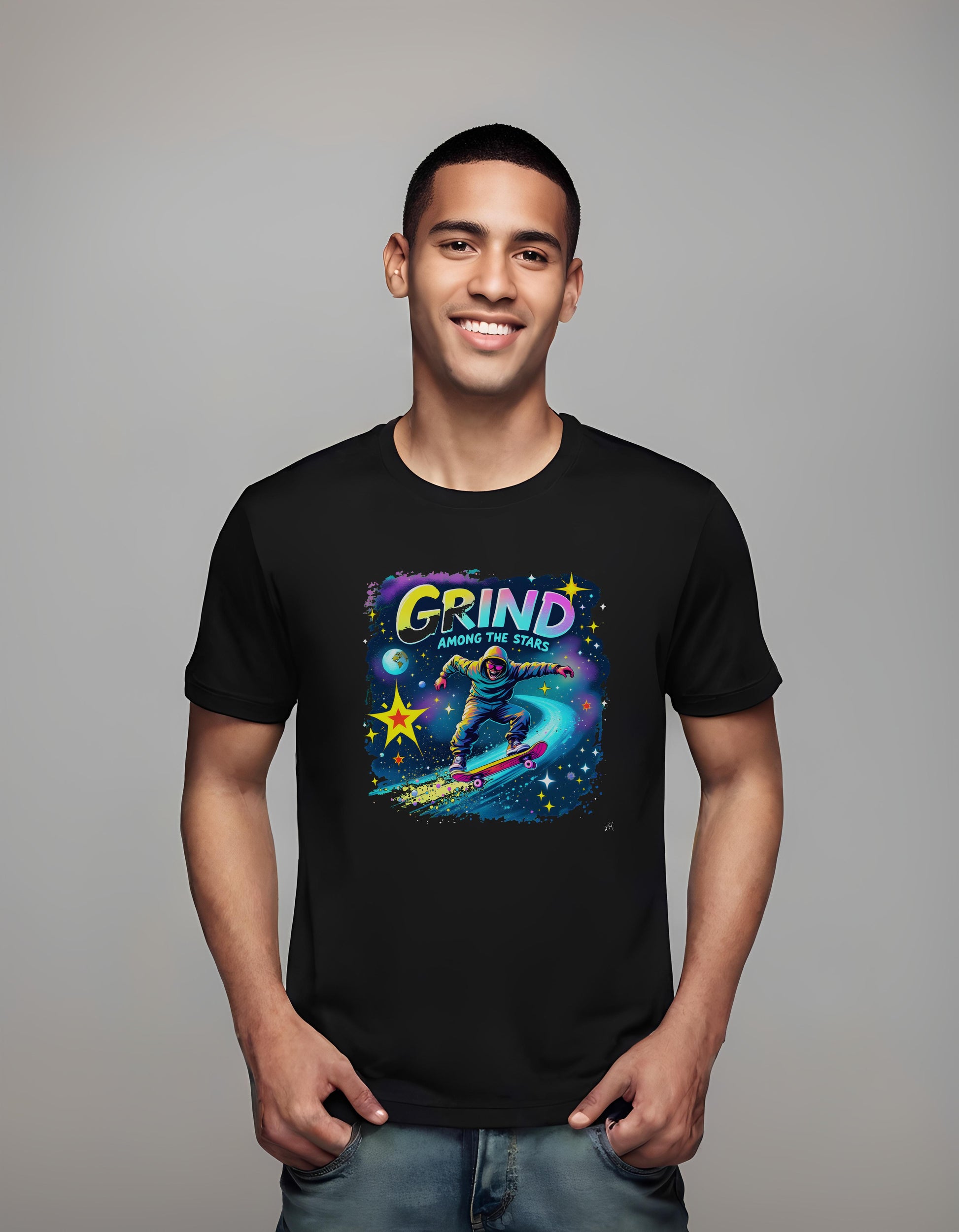 exciting visual art - t-shirt - dynamic character design