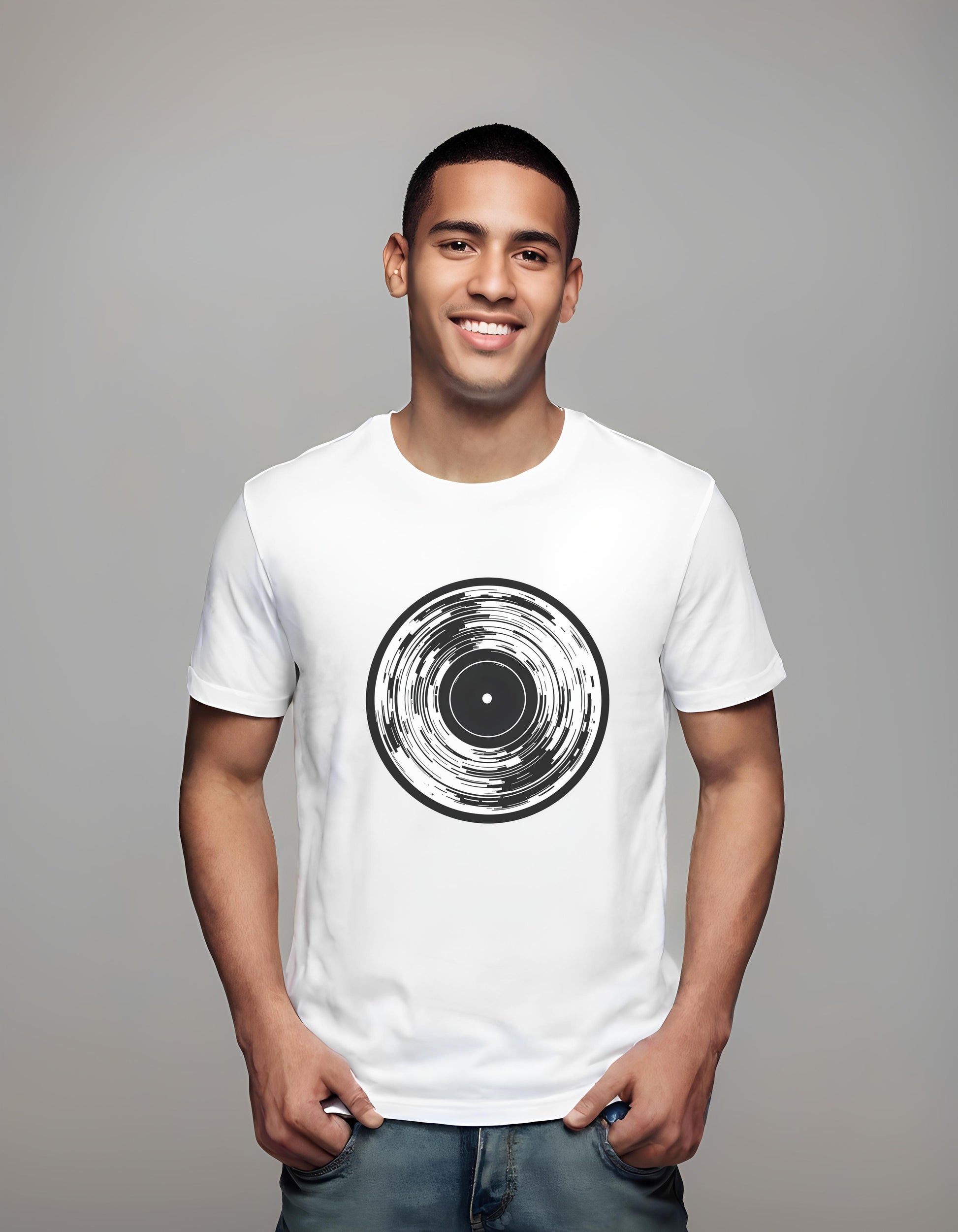 t-shirt - music lover gift - minimalist