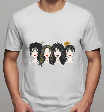 athletic_heather - hairstyles - diversity - t-shirt