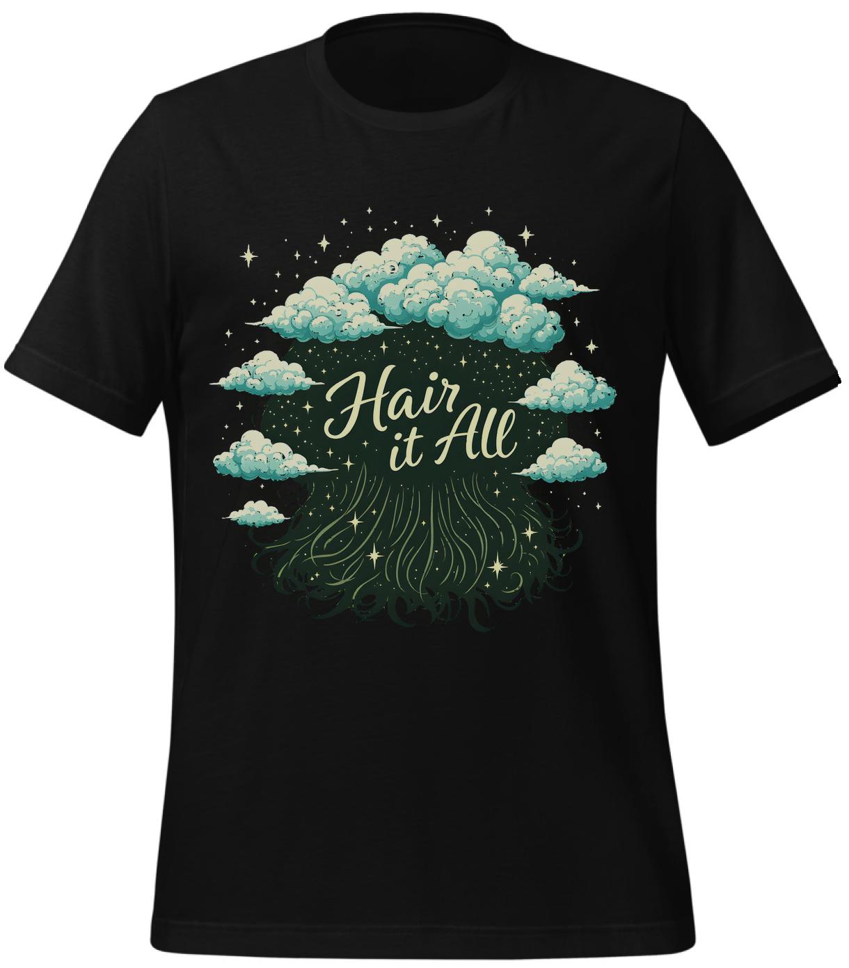 uplifting messages - imagination seekers - t-shirt - black - cute designs