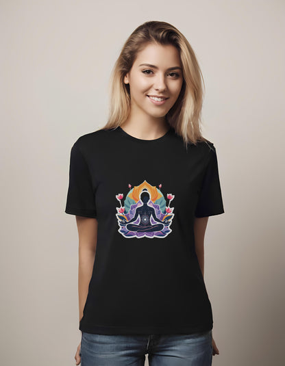 meditative t-shirt - meditation enthusiasts