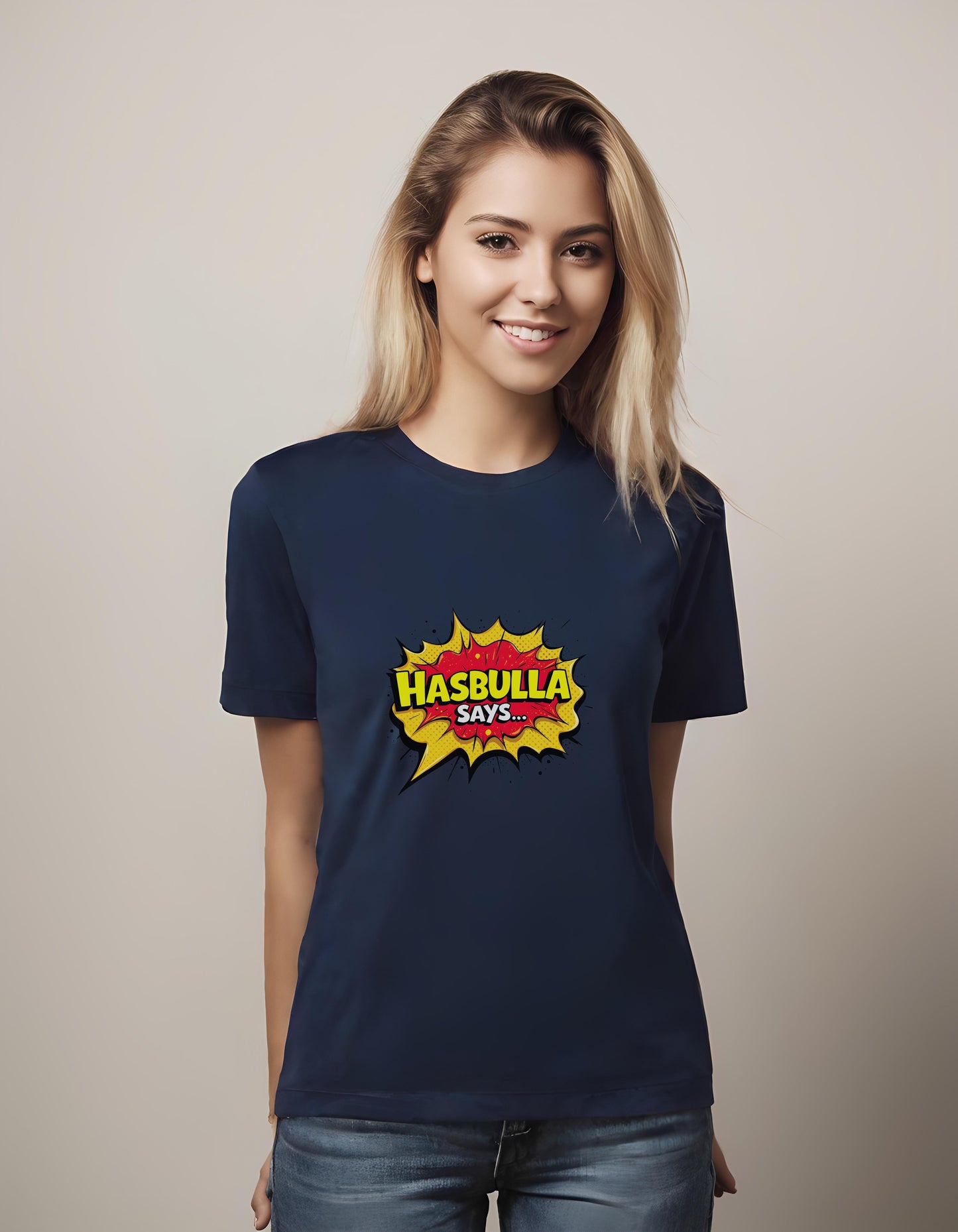 typographic art - t-shirt - hasbulla merchandise - liveliness