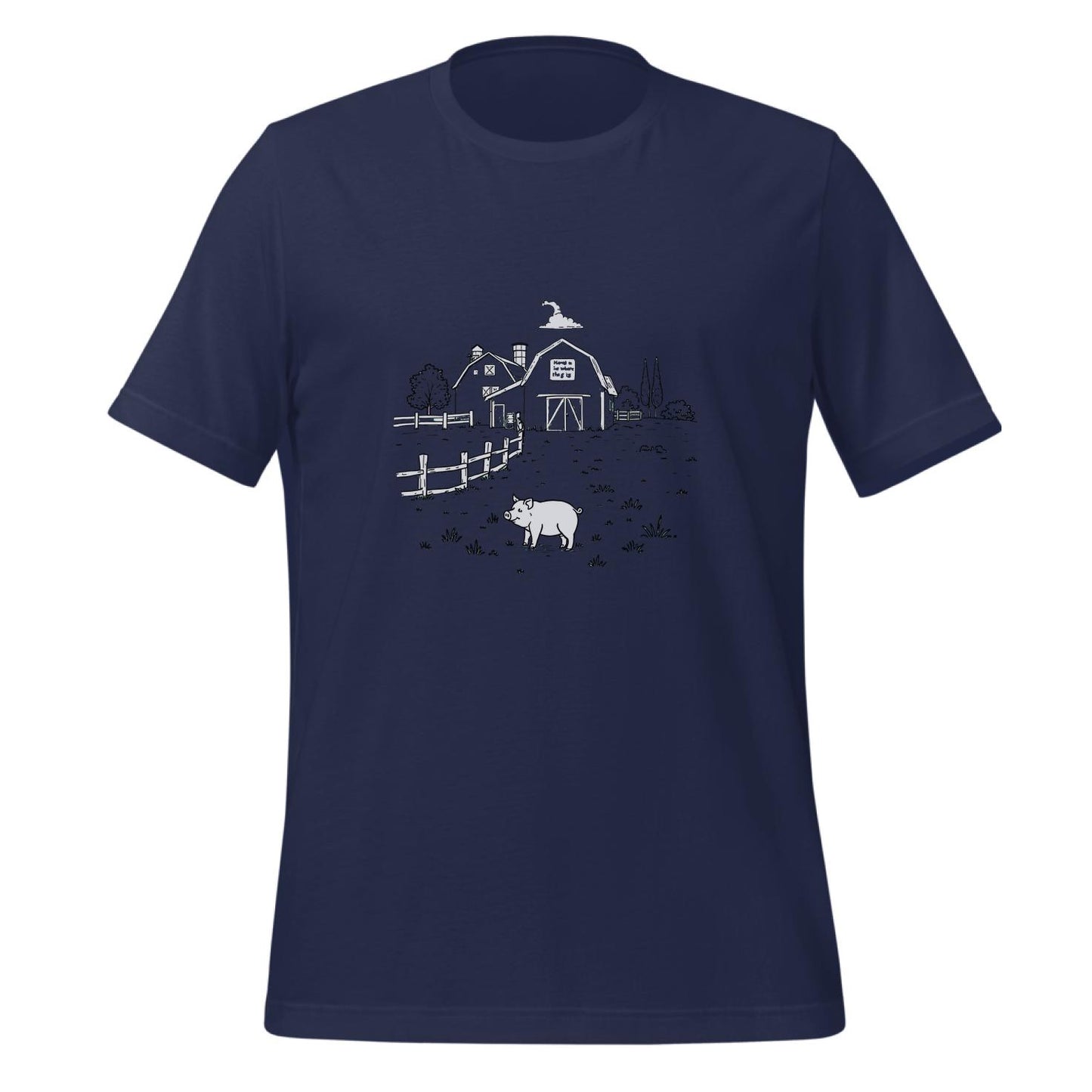 nostalgic farm scene - t-shirt - animal lovers