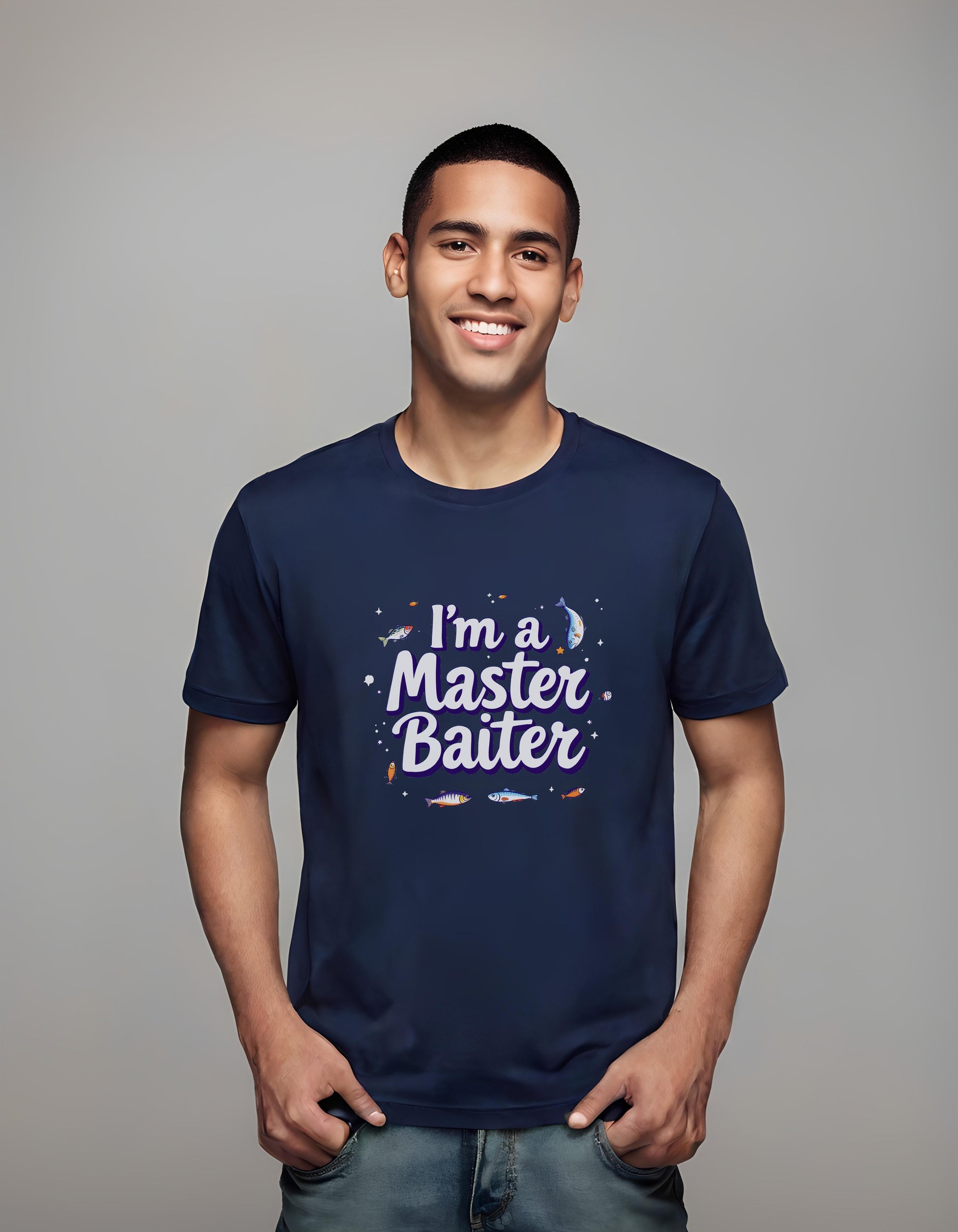 t-shirt - adventure - master baiter slogan - adventure apparel