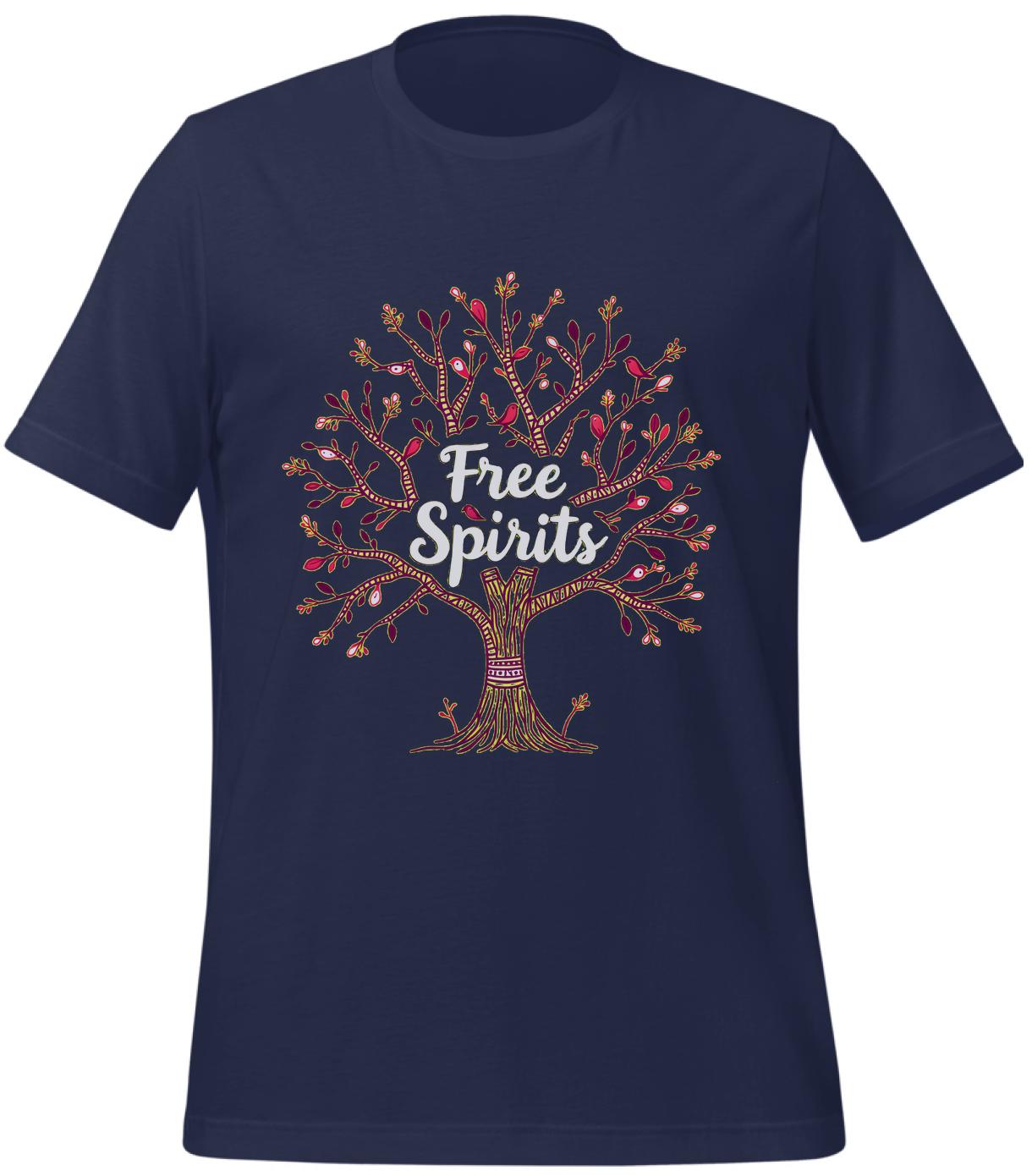 t-shirt - creativity - spiritual seekers - navy - craft enthusiasts