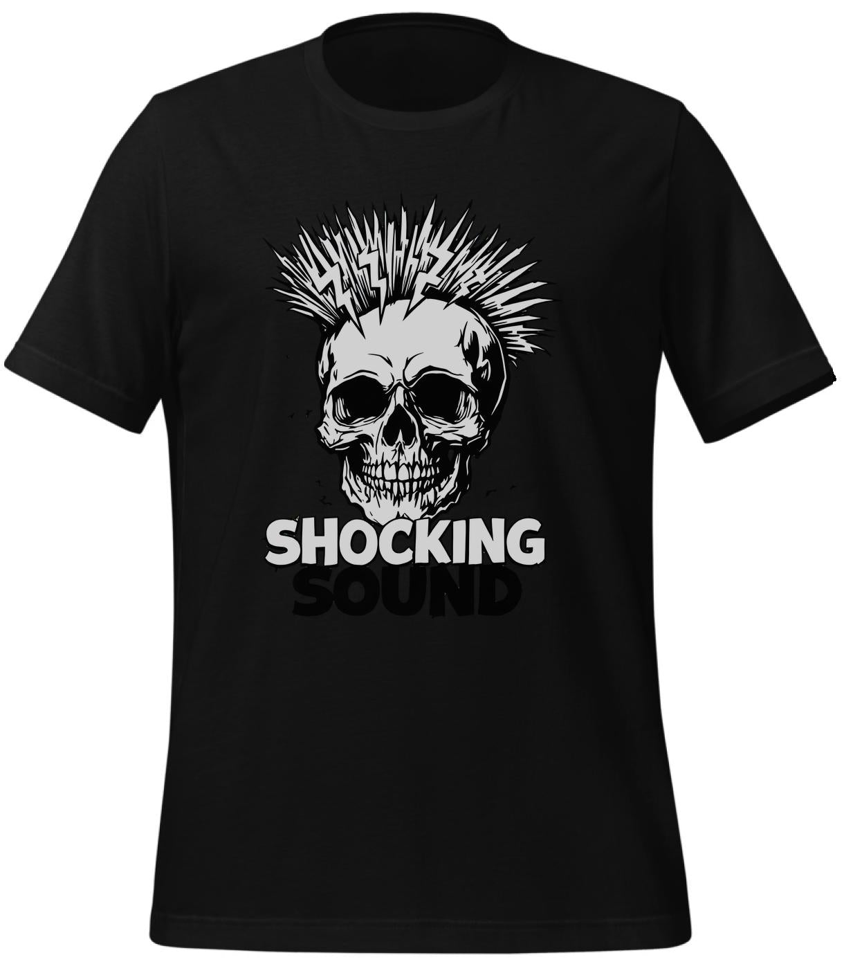 modern graphic fashion - t-shirt - black - skull art merchandise