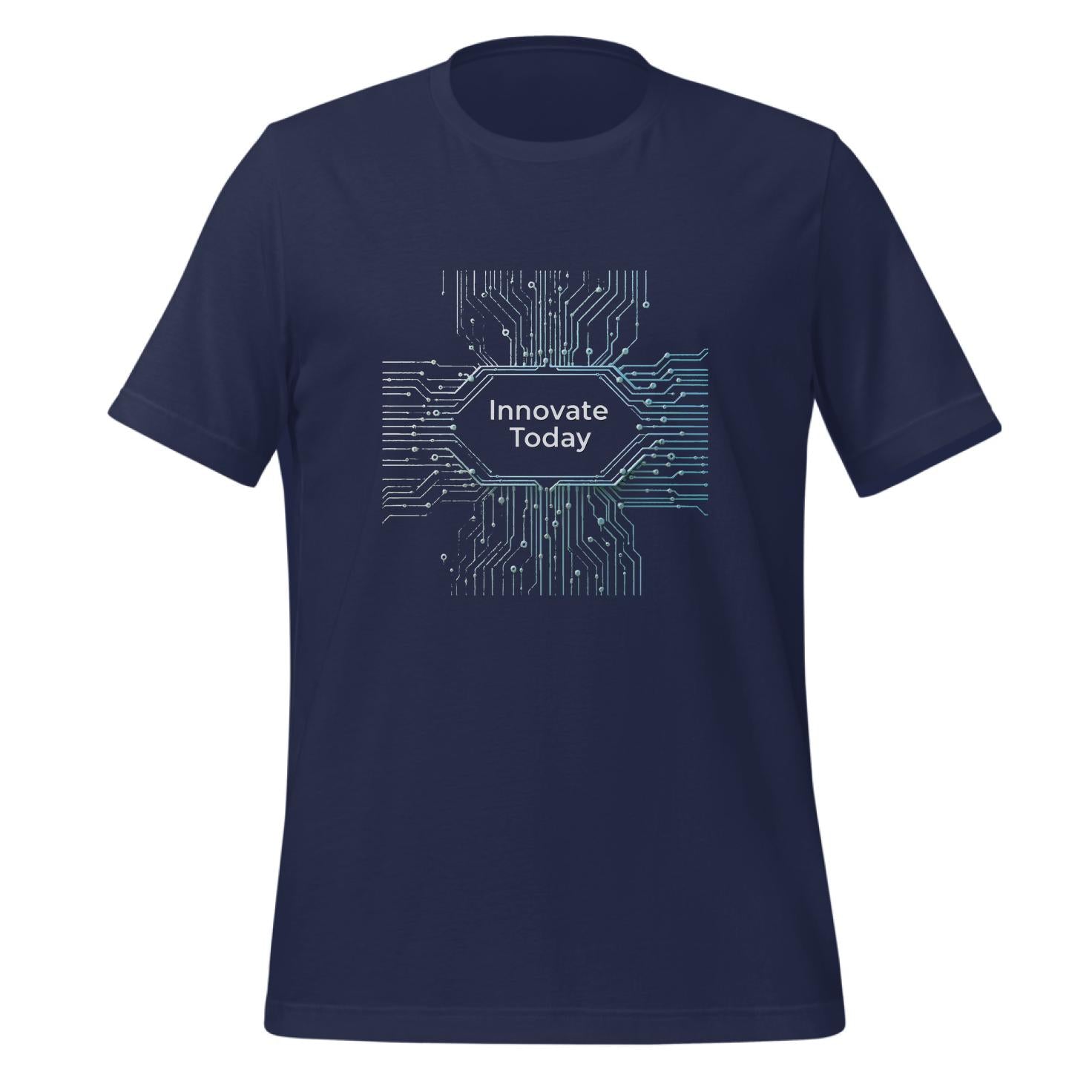 t-shirt - electronic circuit motif - design