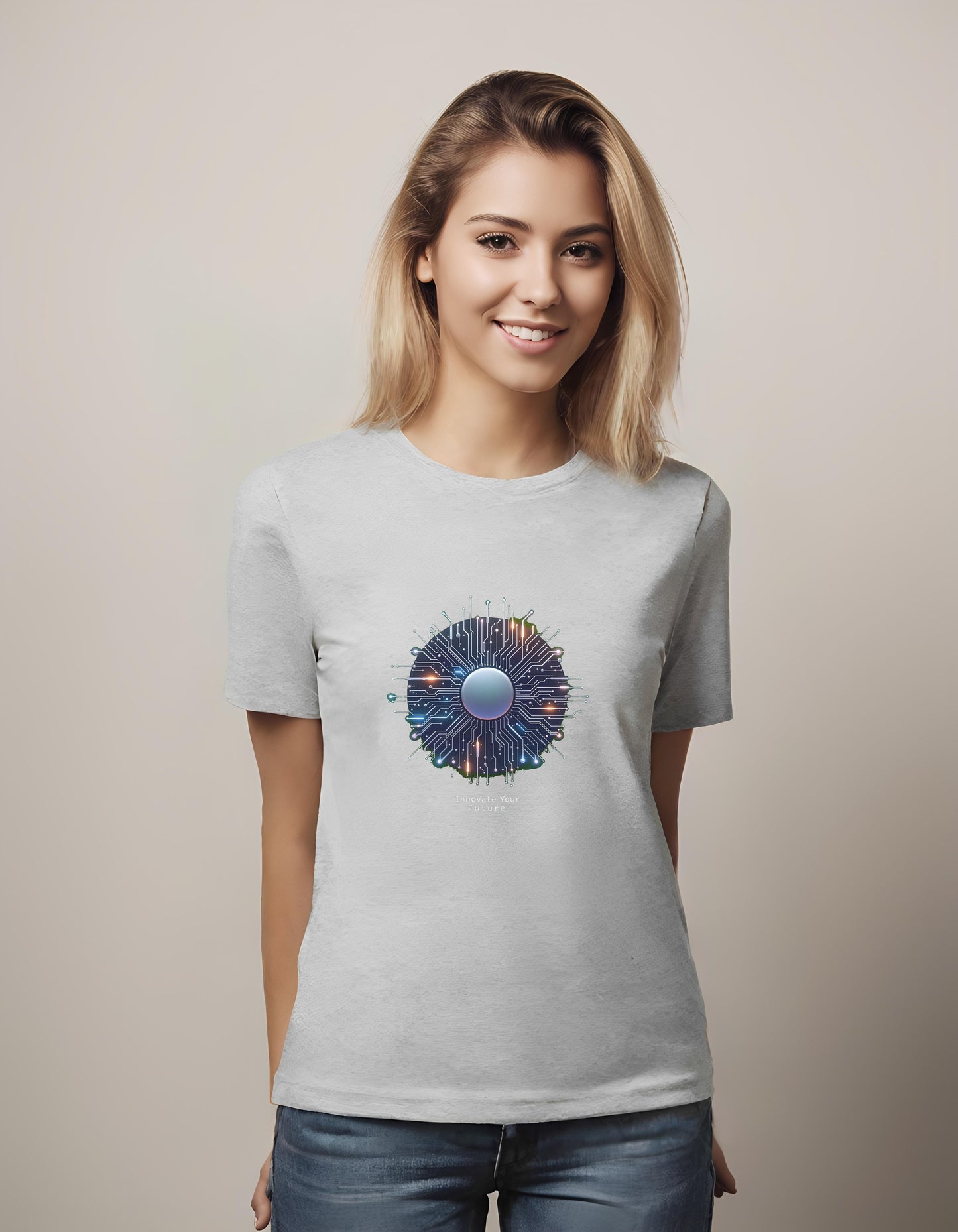 developers - modern tech graphics - t-shirt