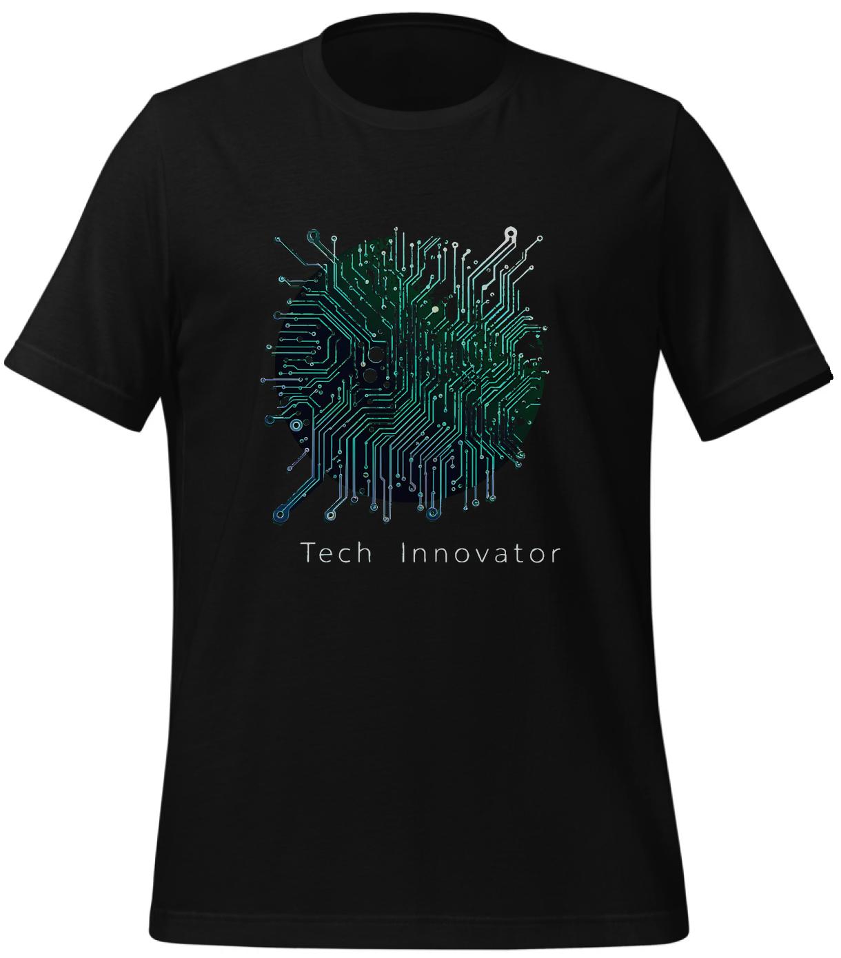 students - technology - t-shirt - black