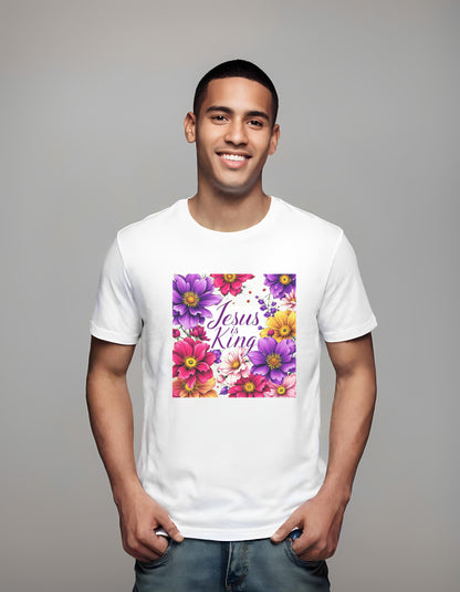 bountiful blossoms - typography - joyful home decor - t-shirt