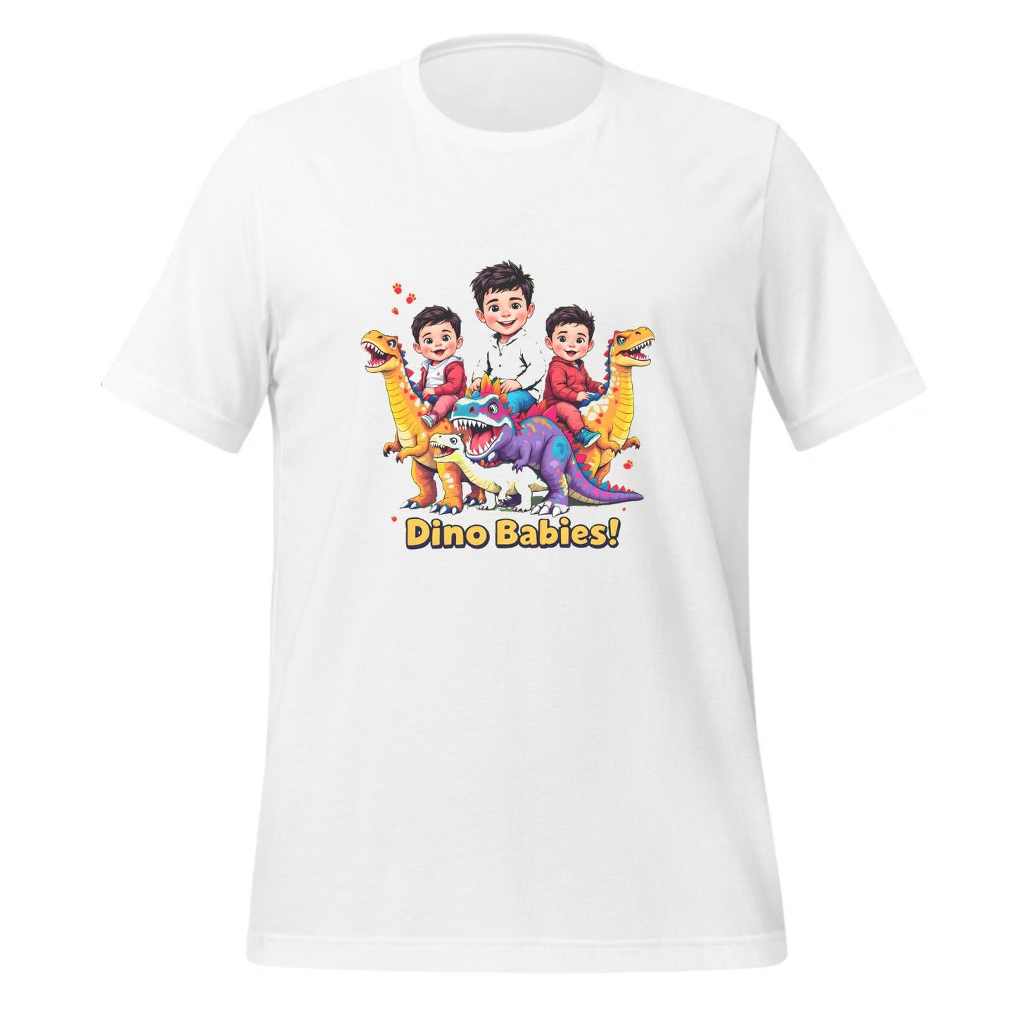 colorful dinosaurs - nostalgia lovers - t-shirt - animated fans