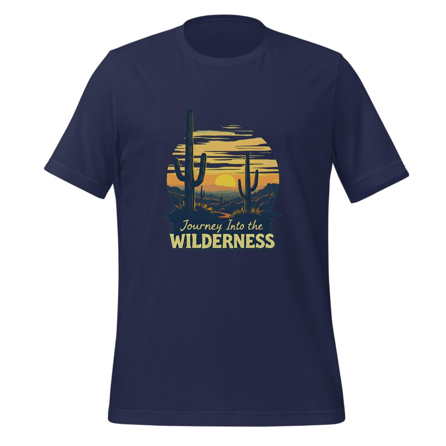 graphic - t-shirt - desert - rugged landscape