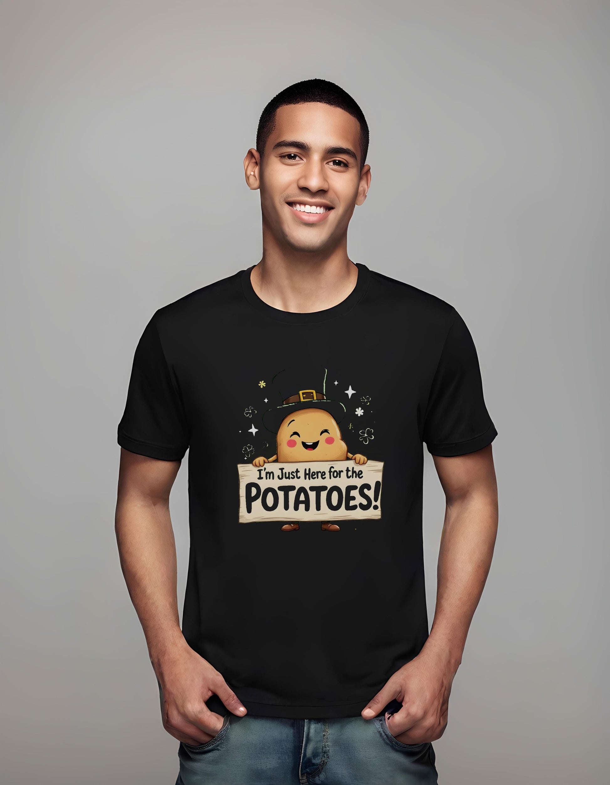 t-shirt - decor lovers - joyful potato illustration