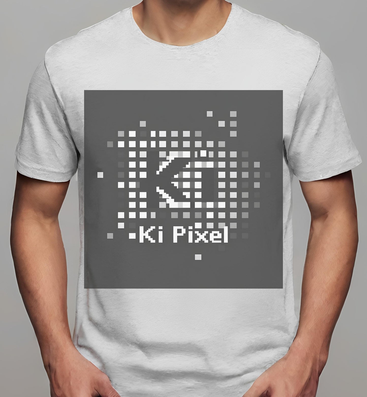 marketers - t-shirt - pixel squares - athletic_heather