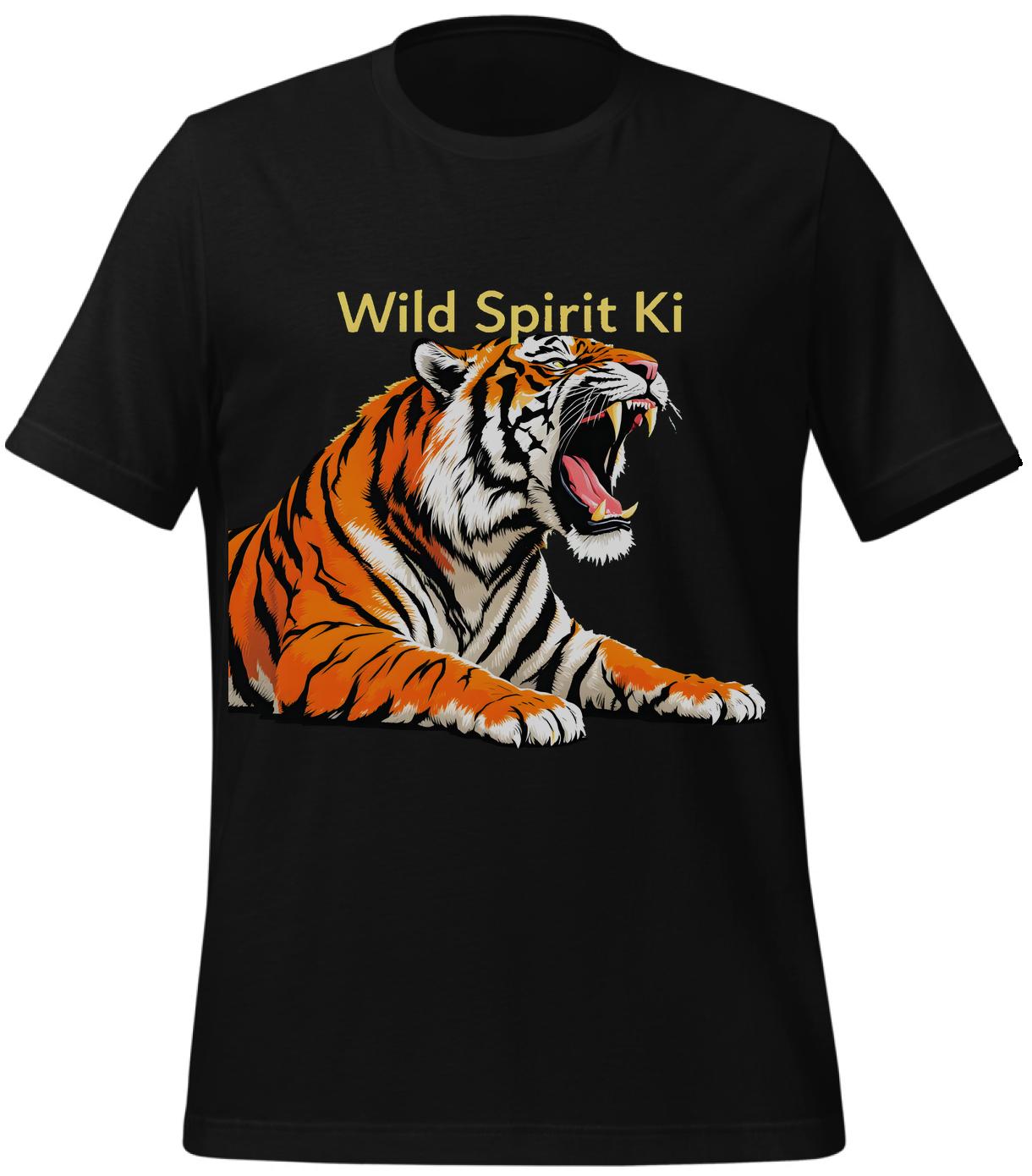 t-shirt - ferocity - wild spirit decor - black