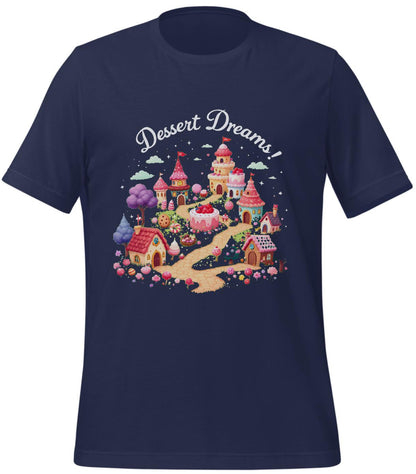 playground events - t-shirt - school events - playful cottage designs - navy