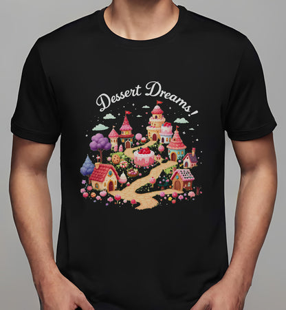 sweet shops - t-shirt - kids-food-tshirts - black