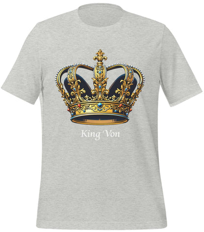 t-shirt - bold crown design - students - athletic_heather