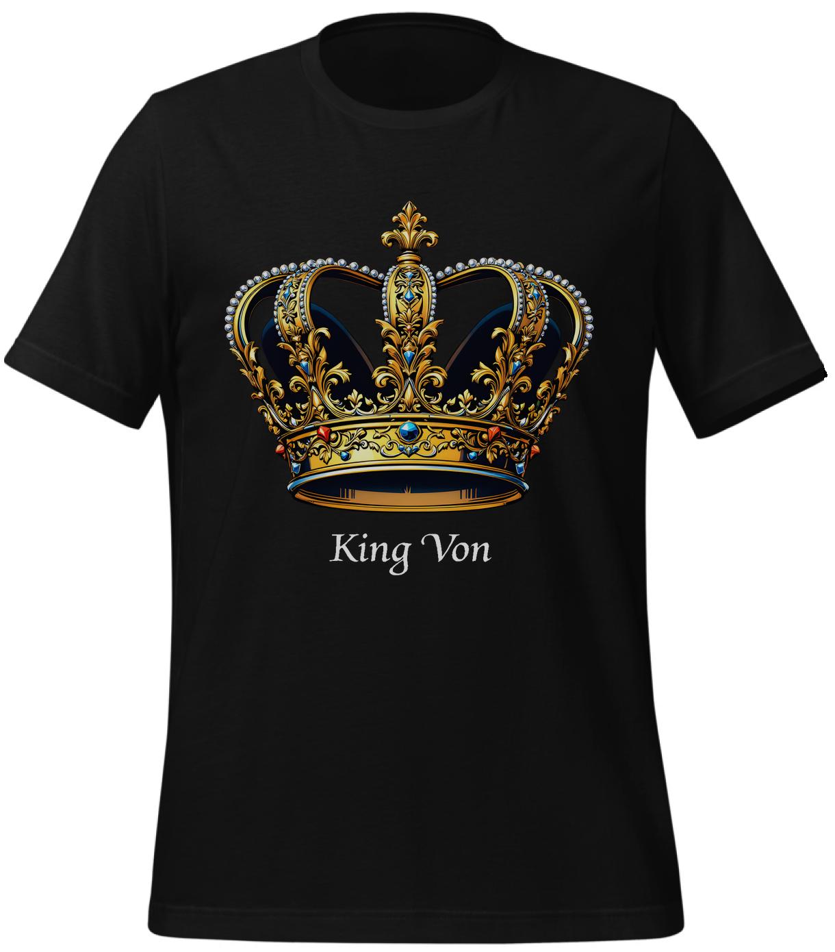 intricate crown patterns - t-shirt - performers - black - artists