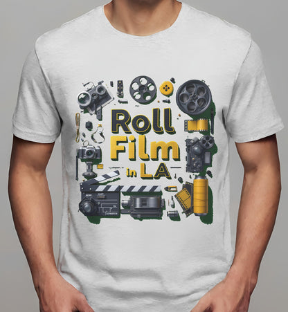 t-shirt - film critics - athletic_heather - film tools art