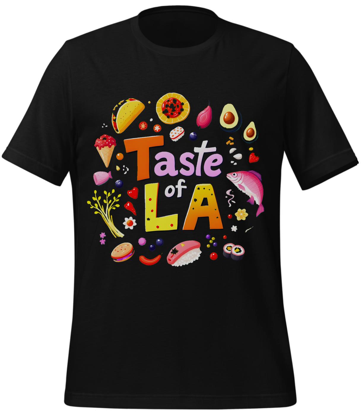 food festival artwork - t-shirt - black - california