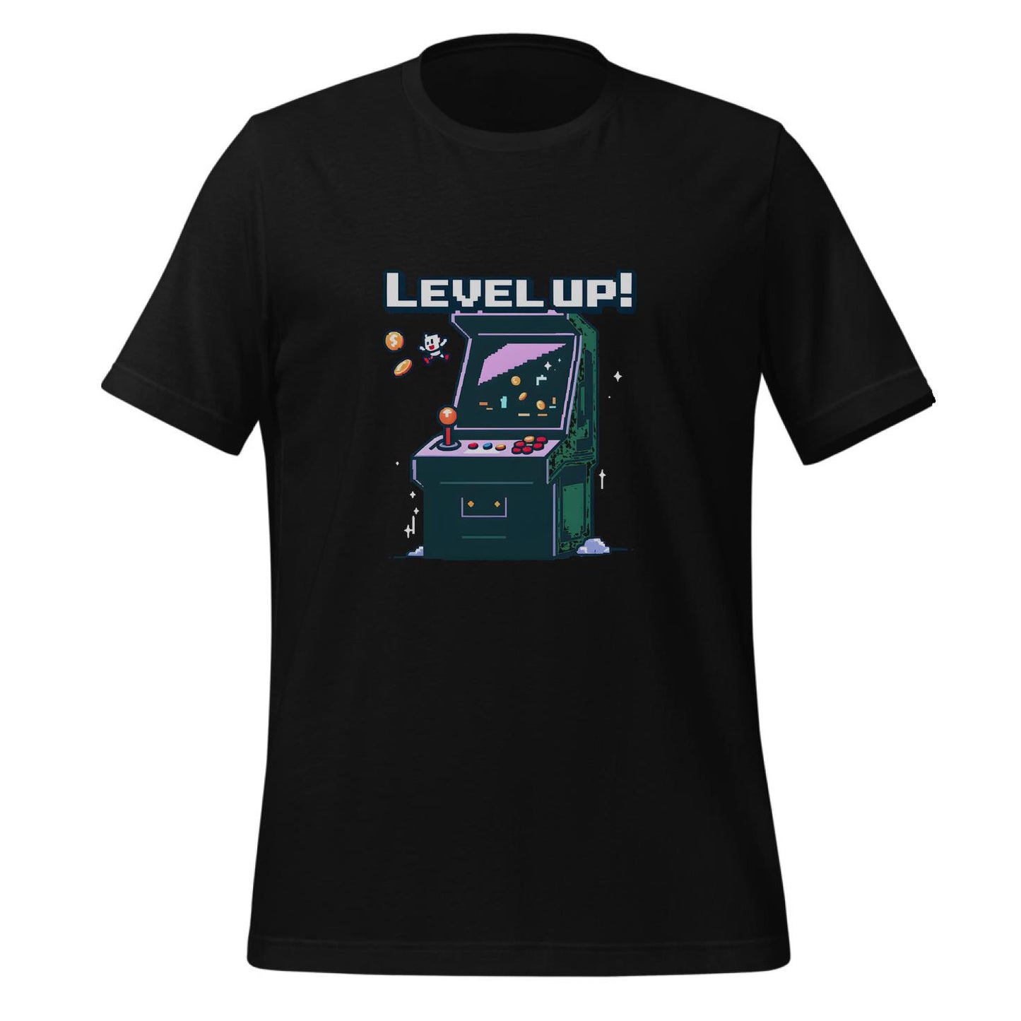 unisex - t-shirt - 8-bit character - comfortable gaming wear