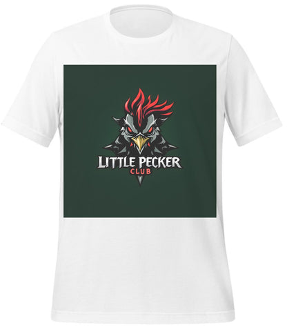 t-shirt - siblings - social groups - white - little pecker club shirt