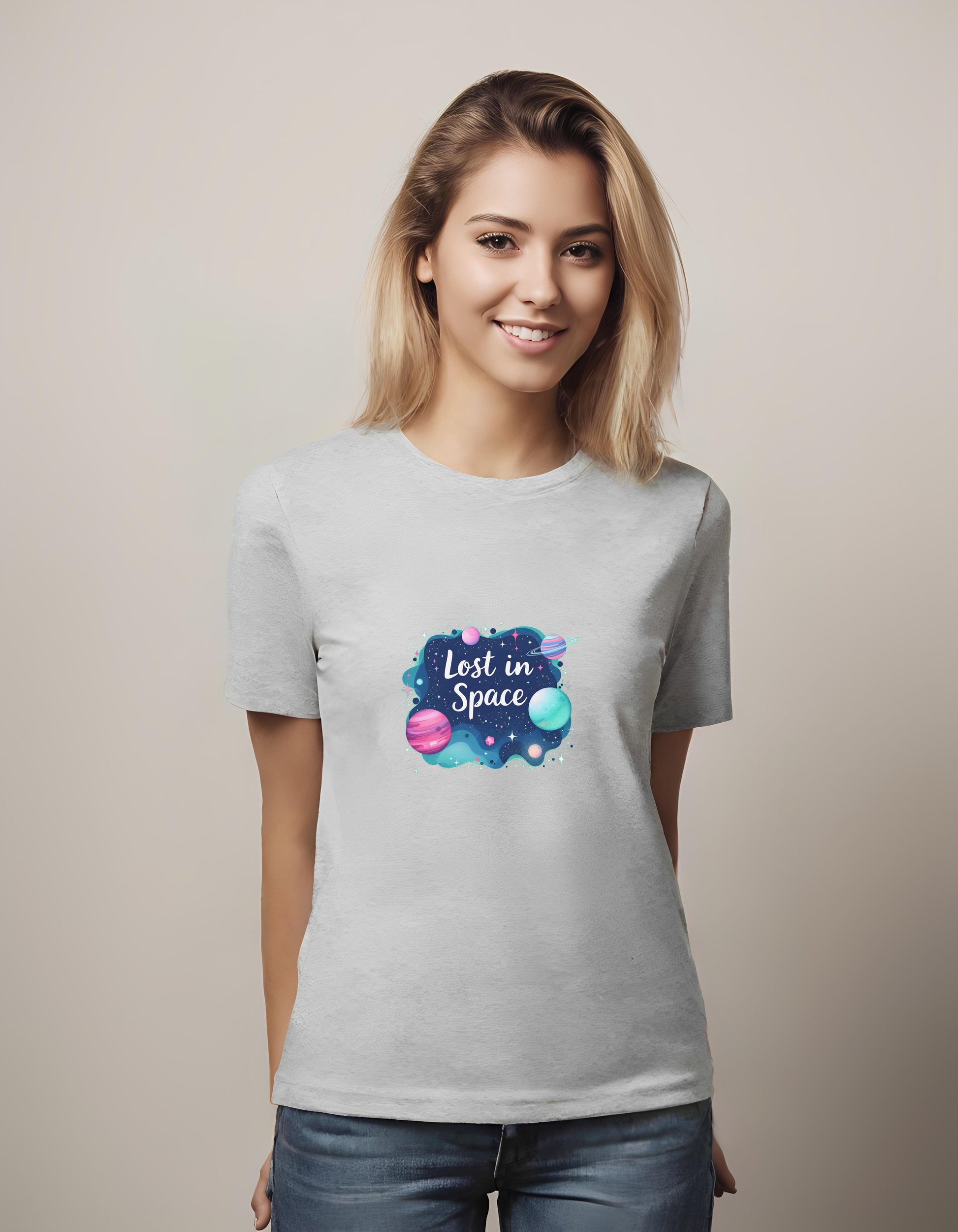 colorful planets - t-shirt - fashion