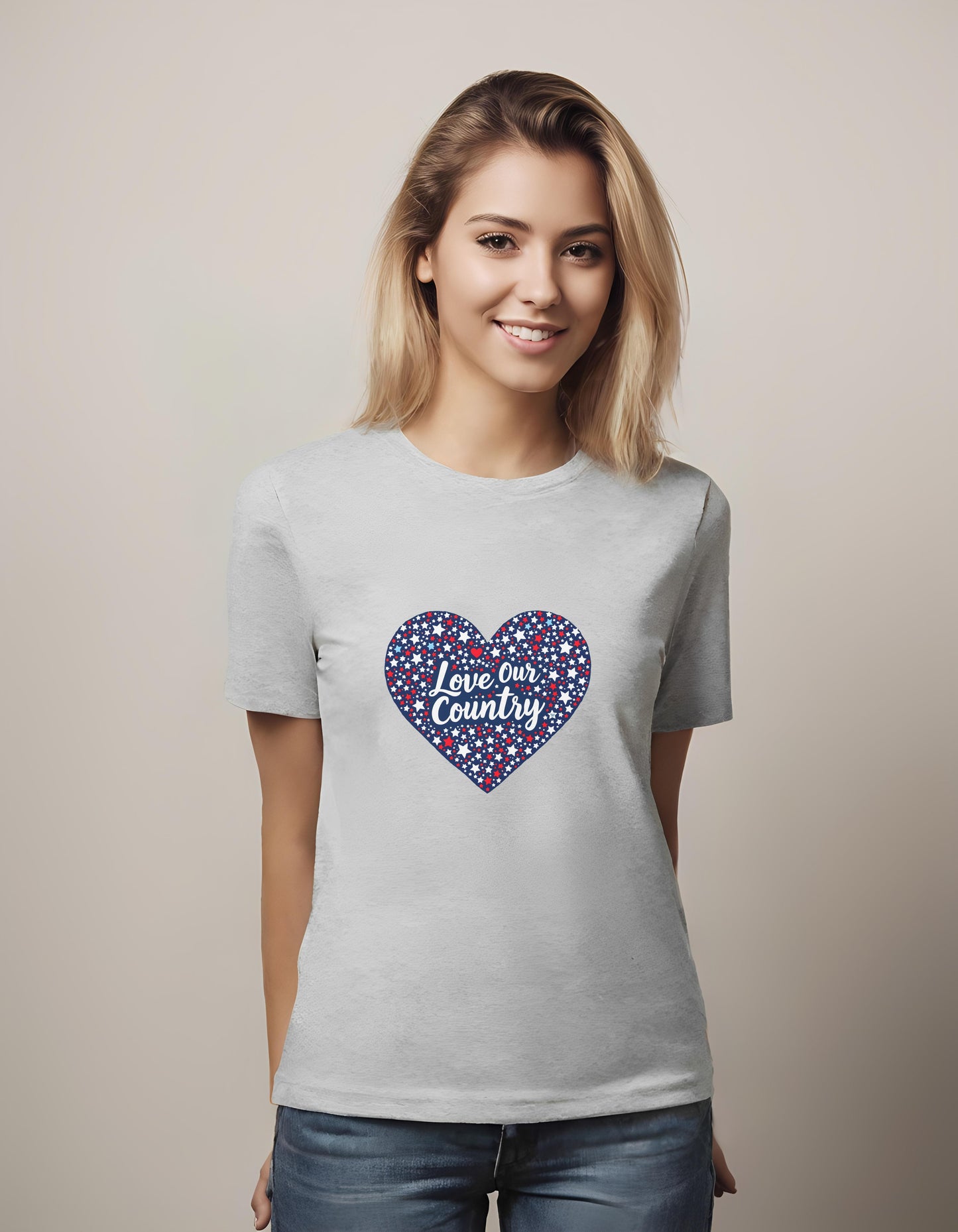 heart design shirt - t-shirt - patriots