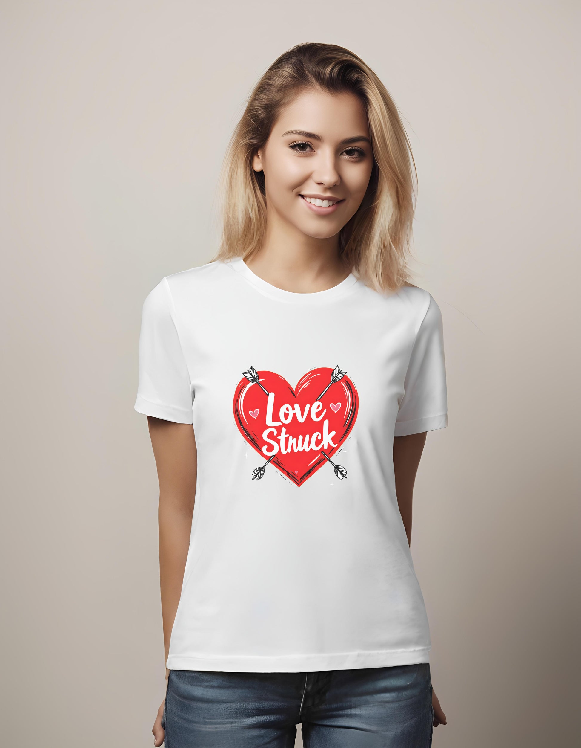 textile designers - t-shirt - women - heart design