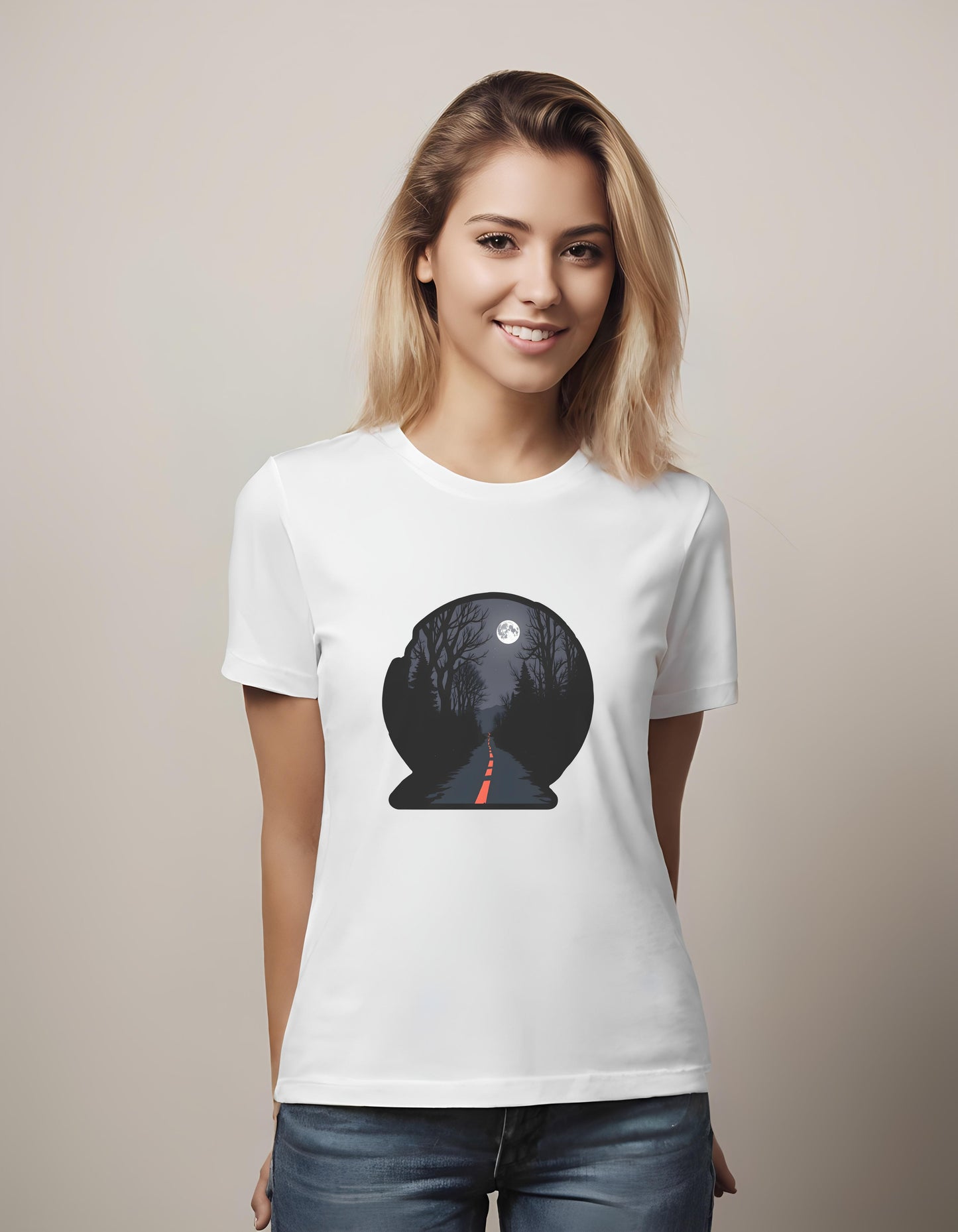 Lunar Path | Classic T-Shirt (Unisex) T-Shirt - for_unisex - for_men, for_women