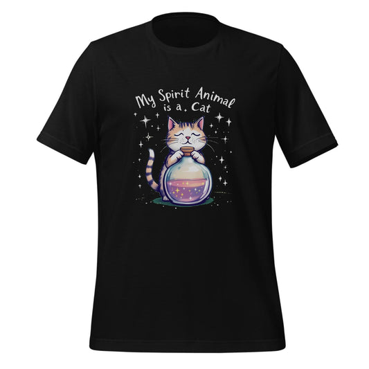 fun - feline spirit shirt - spiritual - t-shirt