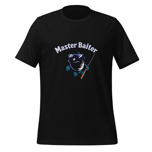 unisex - master baiter joke - nature lovers - t-shirt