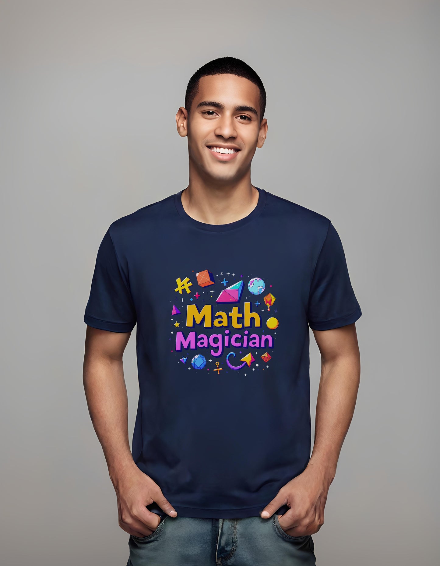 colorful math decor - t-shirt - children's math decor - math