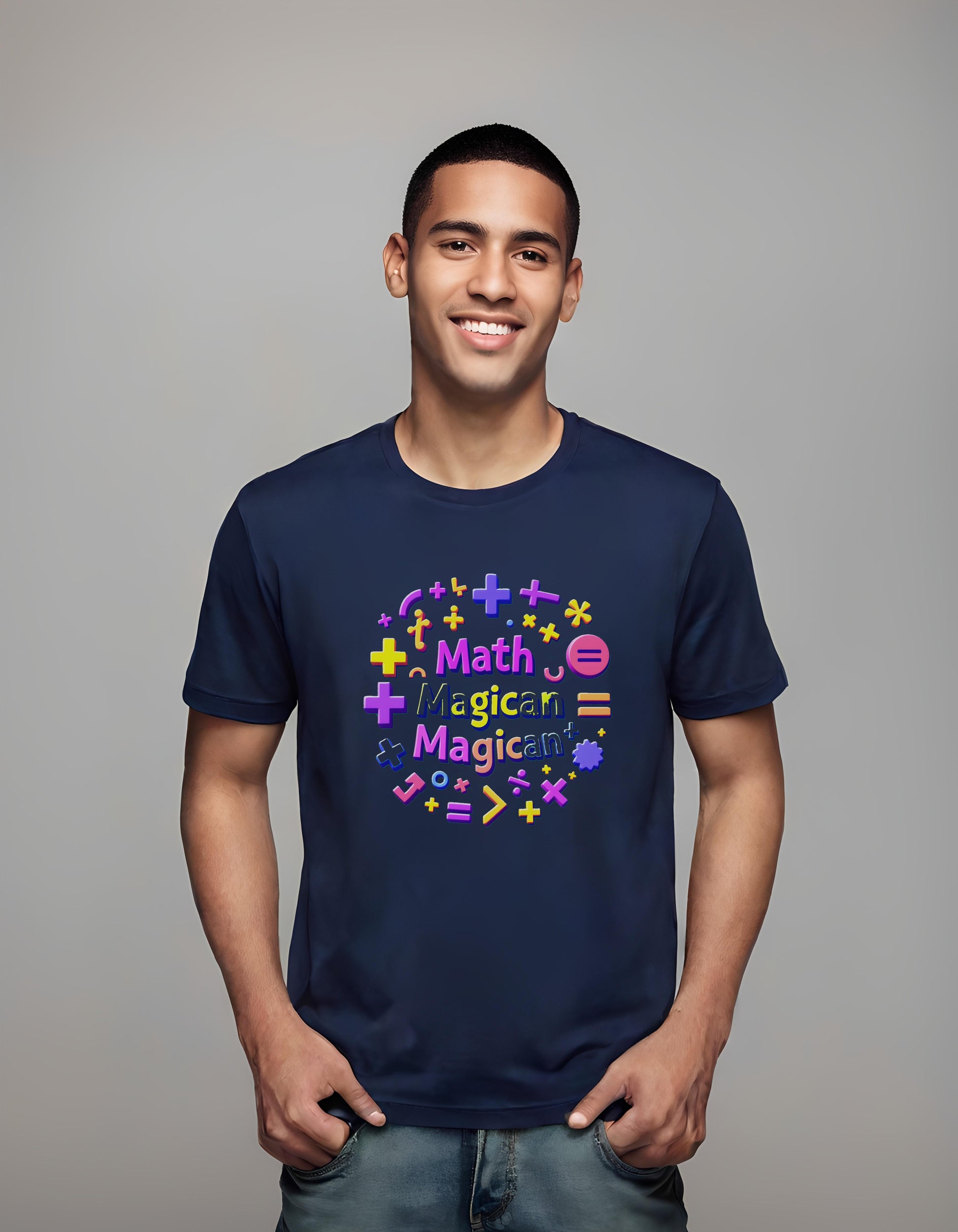 colorful math graphics - vibrant math design - t-shirt - playful math shirt