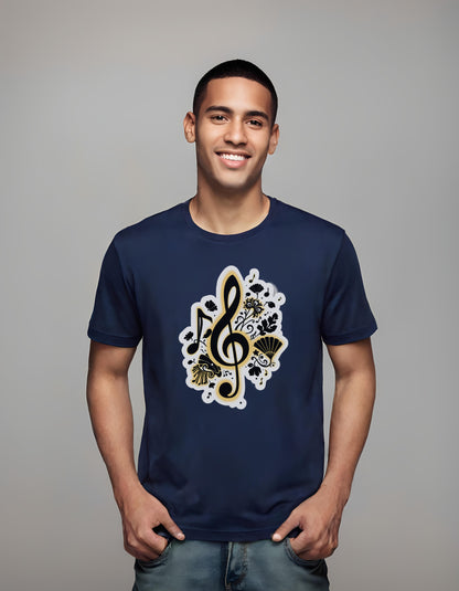 trendsetting music gear - statement t-shirt - treble clef shirt