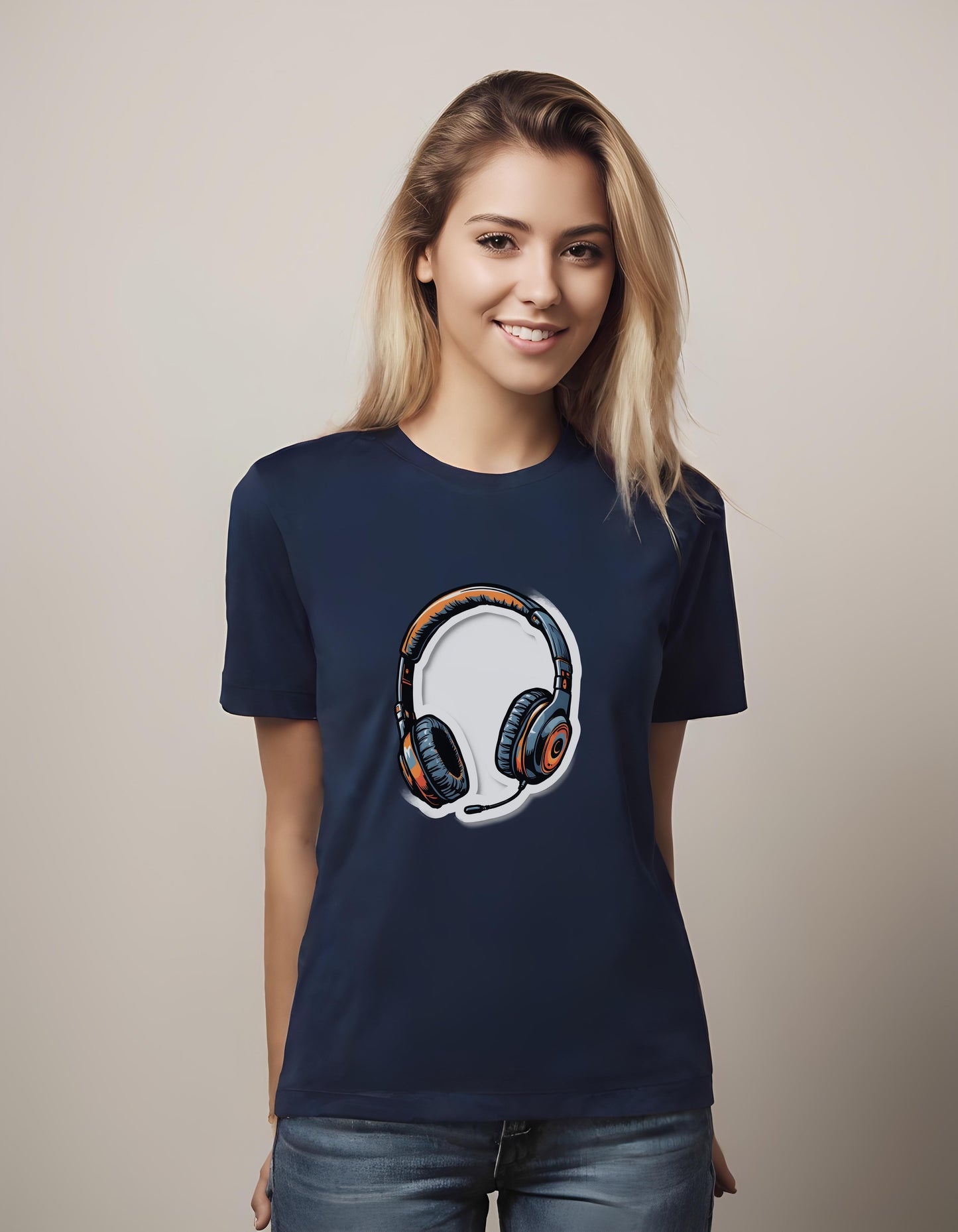 t-shirt - hand-drawn earphones - everyday - birthday gifts