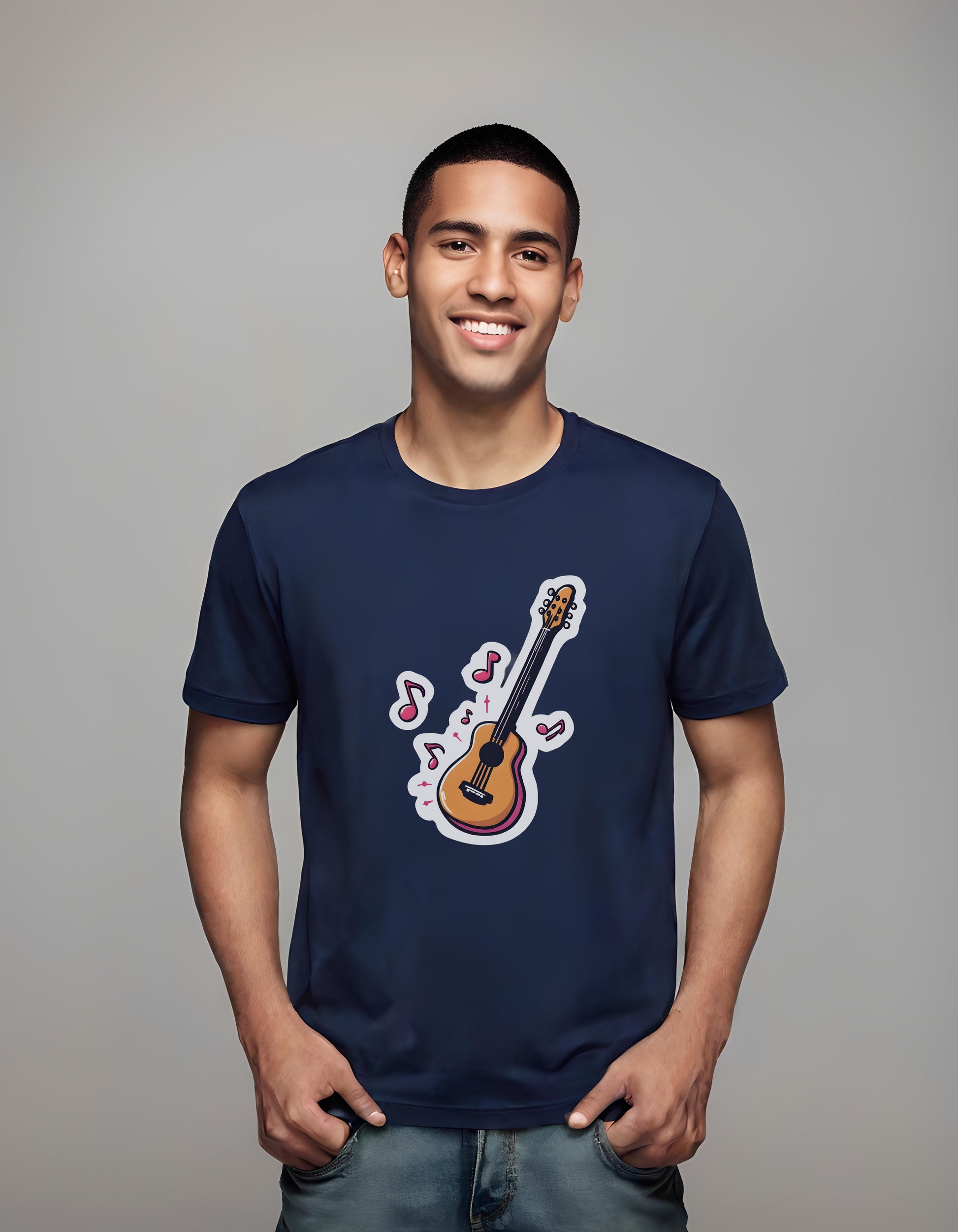 stylish music fashion - music - illustrative t-shirt