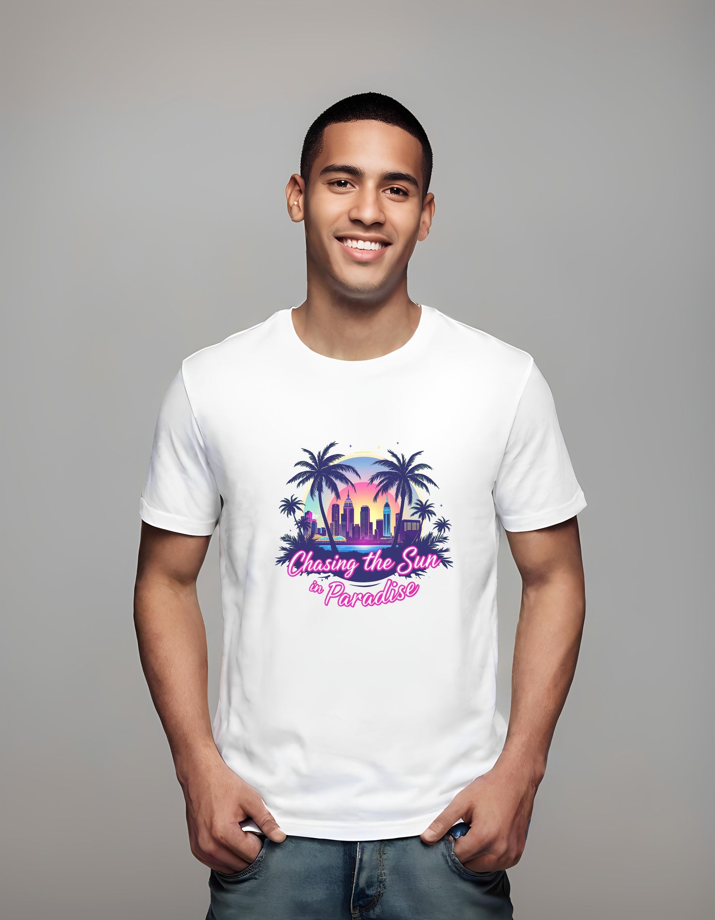 contemporary miami art - t-shirt - family