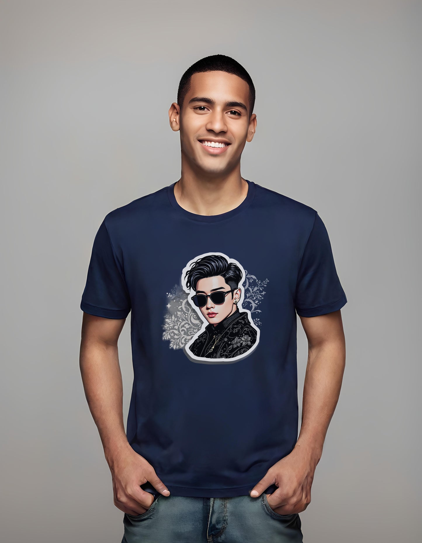 fashion t-shirt - stylish sunglasses