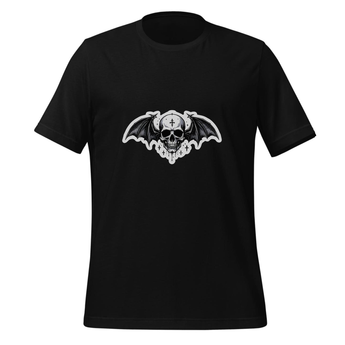 skull design shirt - t-shirt - crosses in art