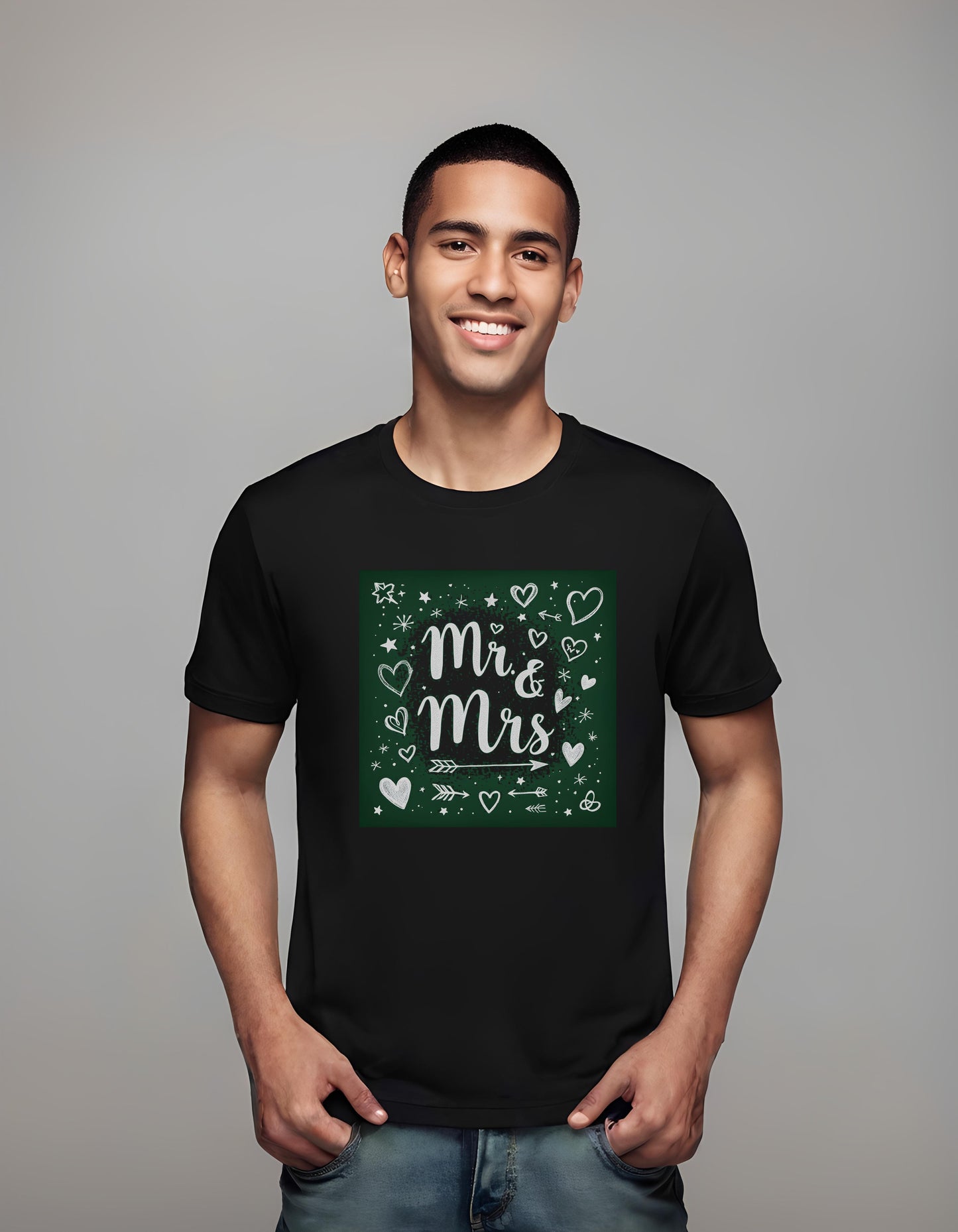 merriment - whimsical t-shirt - artistic couple shirt