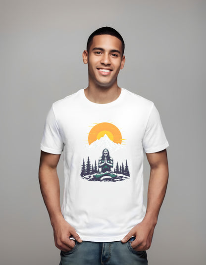 t-shirt - mountain scenery - serene artwork - co-workers