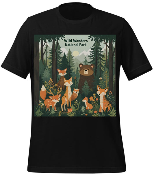 t-shirt - educational nature decor - educators - black