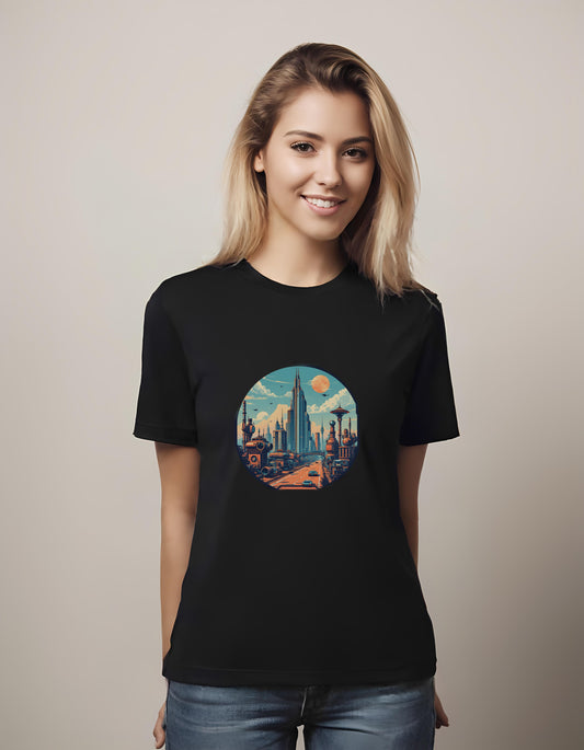 family - flying cars - graphic t-shirt