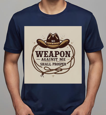 navy - t-shirt - defiance - veterans - stylized lasso